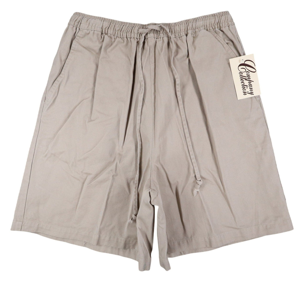 Company Collection Shorts Womens 10 Vintage 90s Tan Cotton Drawstring Deadstock - take2supply