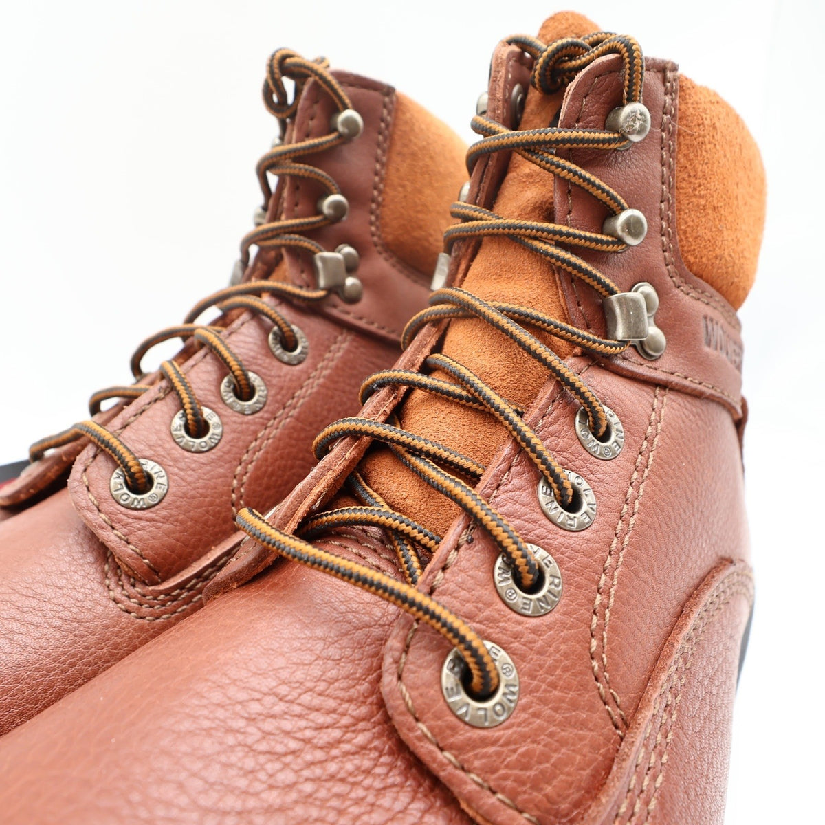 Wolverine DuraShocks SR Work Boots Men 9M Brown Leather New NWT W03122 - take2supply