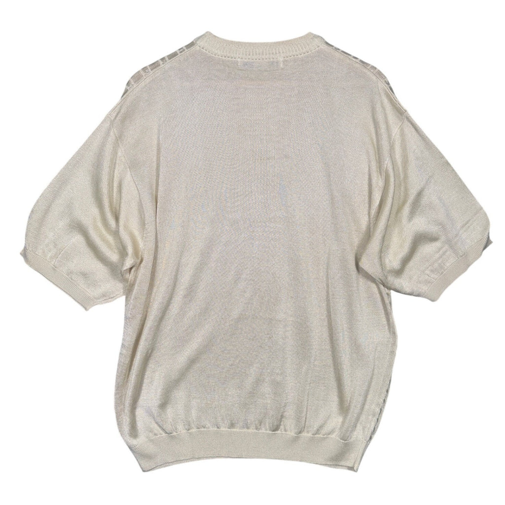 IRVINE PARK Mens XLG Tan Cable Knit Short Sleeve Sweater - take2supply