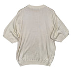 IRVINE PARK Mens XLG Tan Cable Knit Short Sleeve Sweater - take2supply