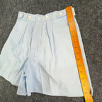 Vintage Sea Palms Shorts Womens 5-6 Light Blue High Waisted USA Deadstock NWT - take2supply