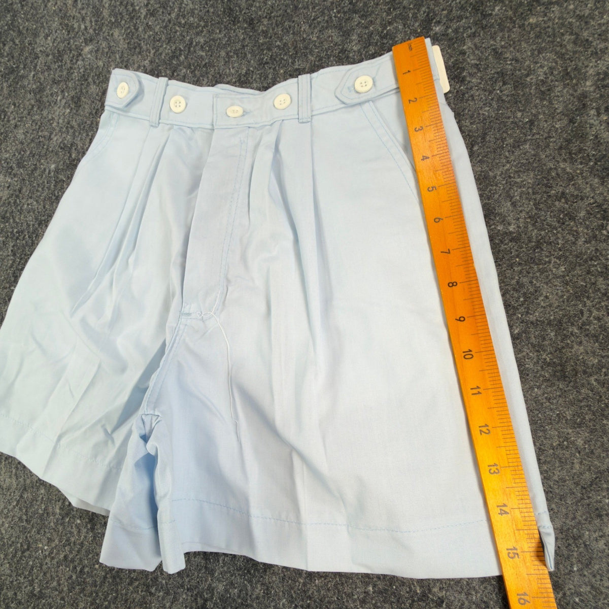 Vintage Sea Palms Shorts Womens 5-6 Light Blue High Waisted USA Deadstock NWT - take2supply