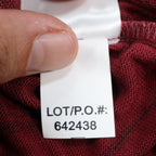 Tribal Top Womens Large Tawny Red Ombre Space Dye Asymmetrical Cowl Neck NWT - take2supply