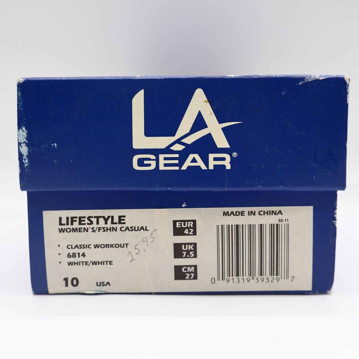 LA Gear Lifestyle Casual Women 10 Vintage 94 White Leather Classic Workout 6814 - take2supply