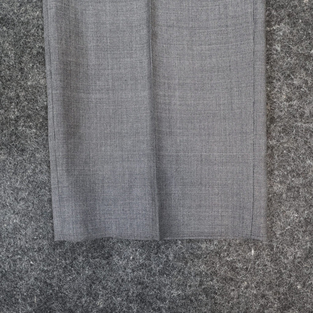 J. Hilburn Dress Pants Mens W42 Grey Wool Vitale Barberis Canonico Slacks - take2supply