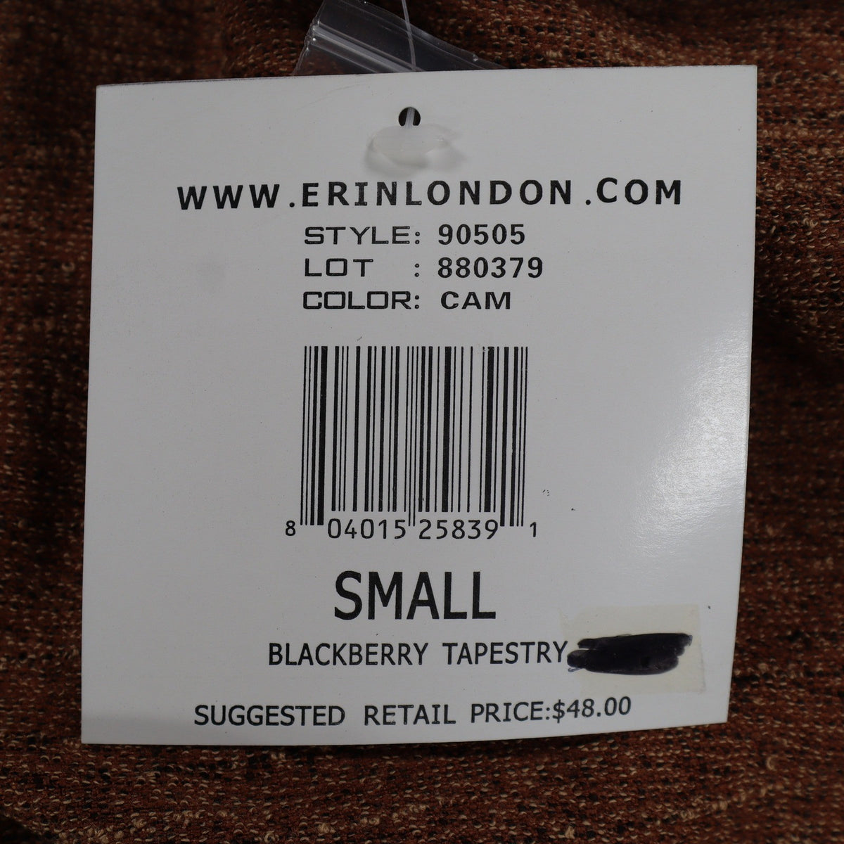 Erin London Pants Womens S Camel Brown Pleated Straight Leg NWT NOS - take2supply