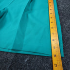 That's Me! Vintage 90s Nautical Short Set Womens M 9/10 Teal Green Deadstock NWT - take2supply
