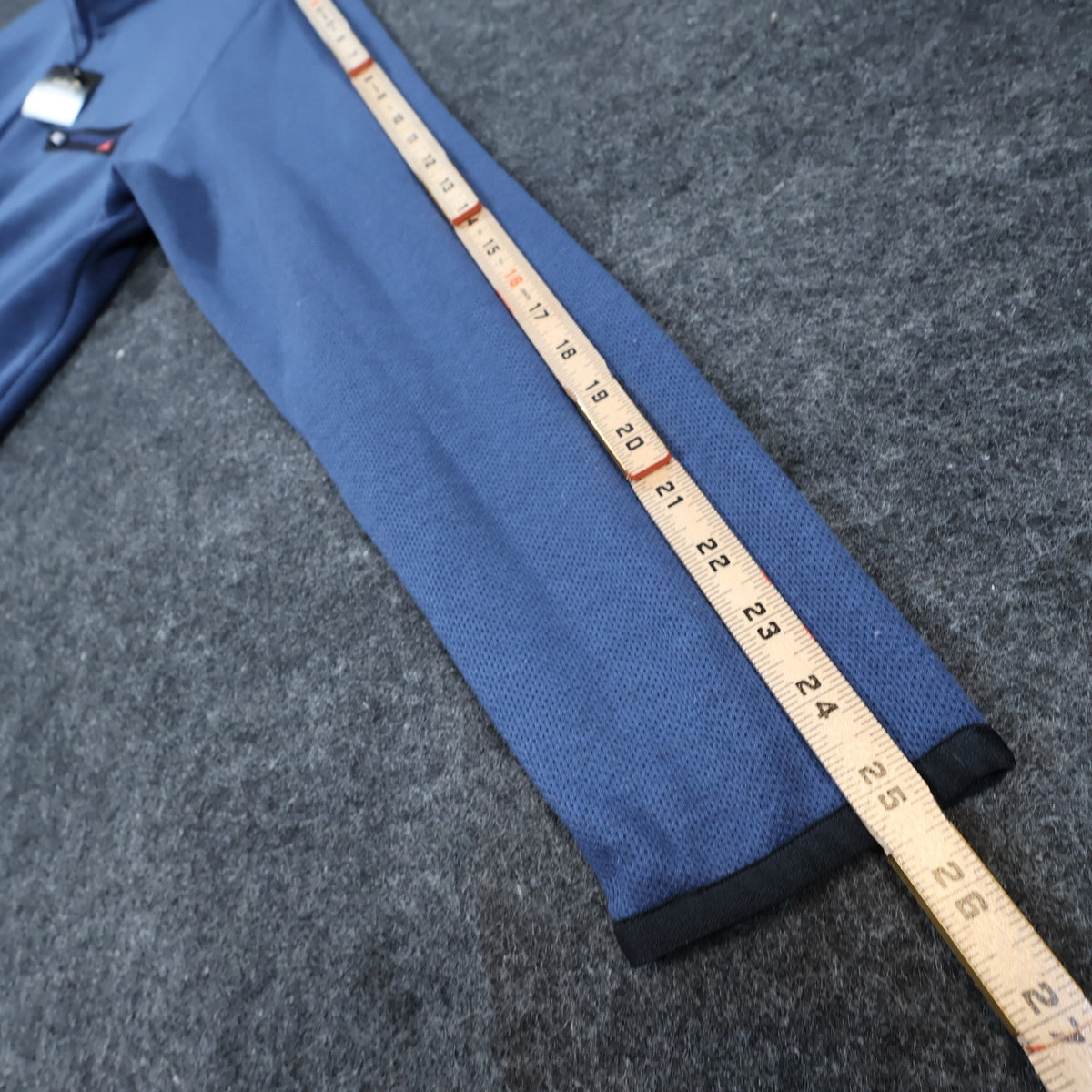 Adidas Quarter Zip Pullover Mens Medium Blue Excellent Textured Chest Pocket - take2supply