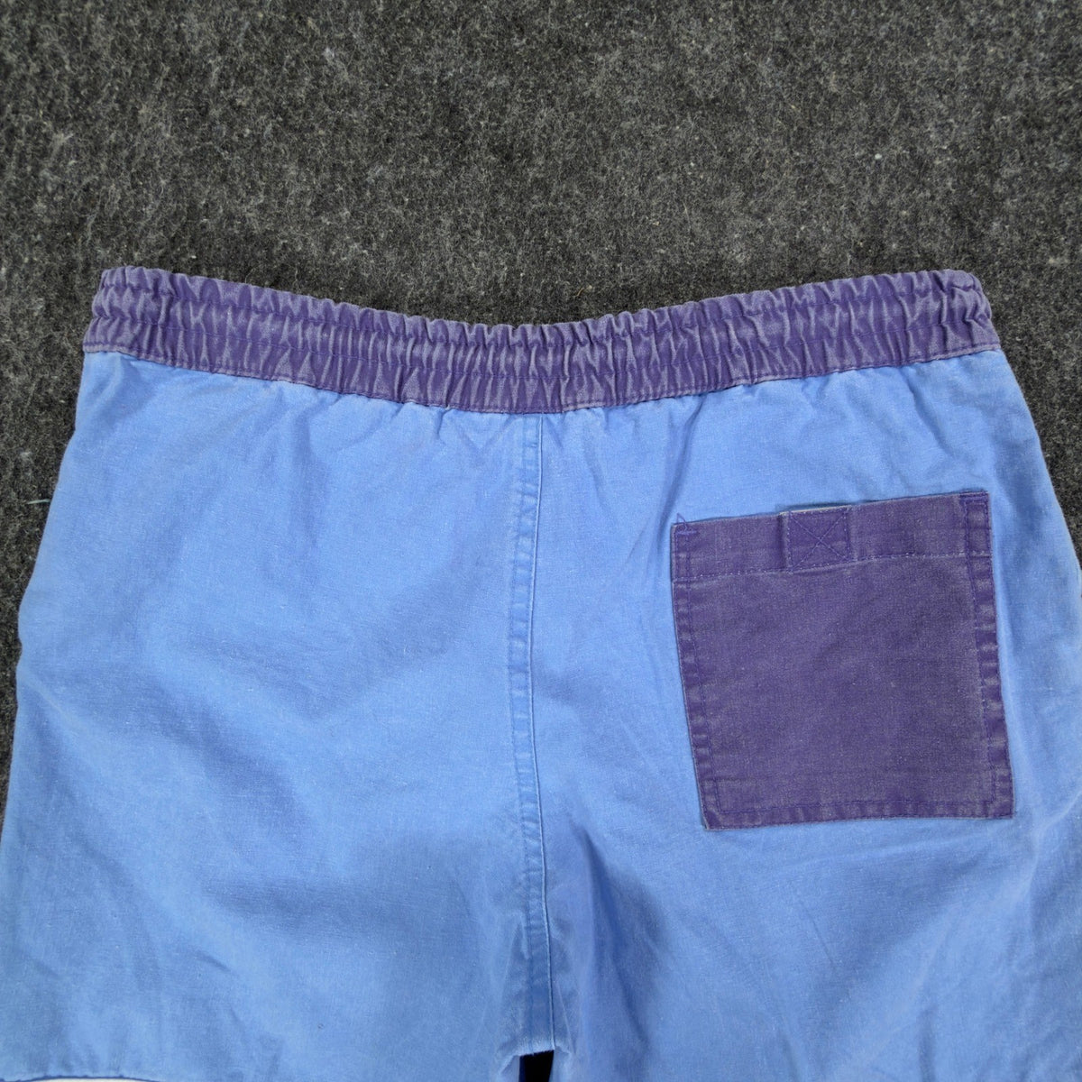 Generation One Vintage 90s Swim Trunks Boys L 14-16 Blue Cotton NWT - take2supply