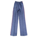 Vintage Young Maverick Jeans Girls 12 Blue Red Piping Elastic Waist USA NWT NOS - take2supply