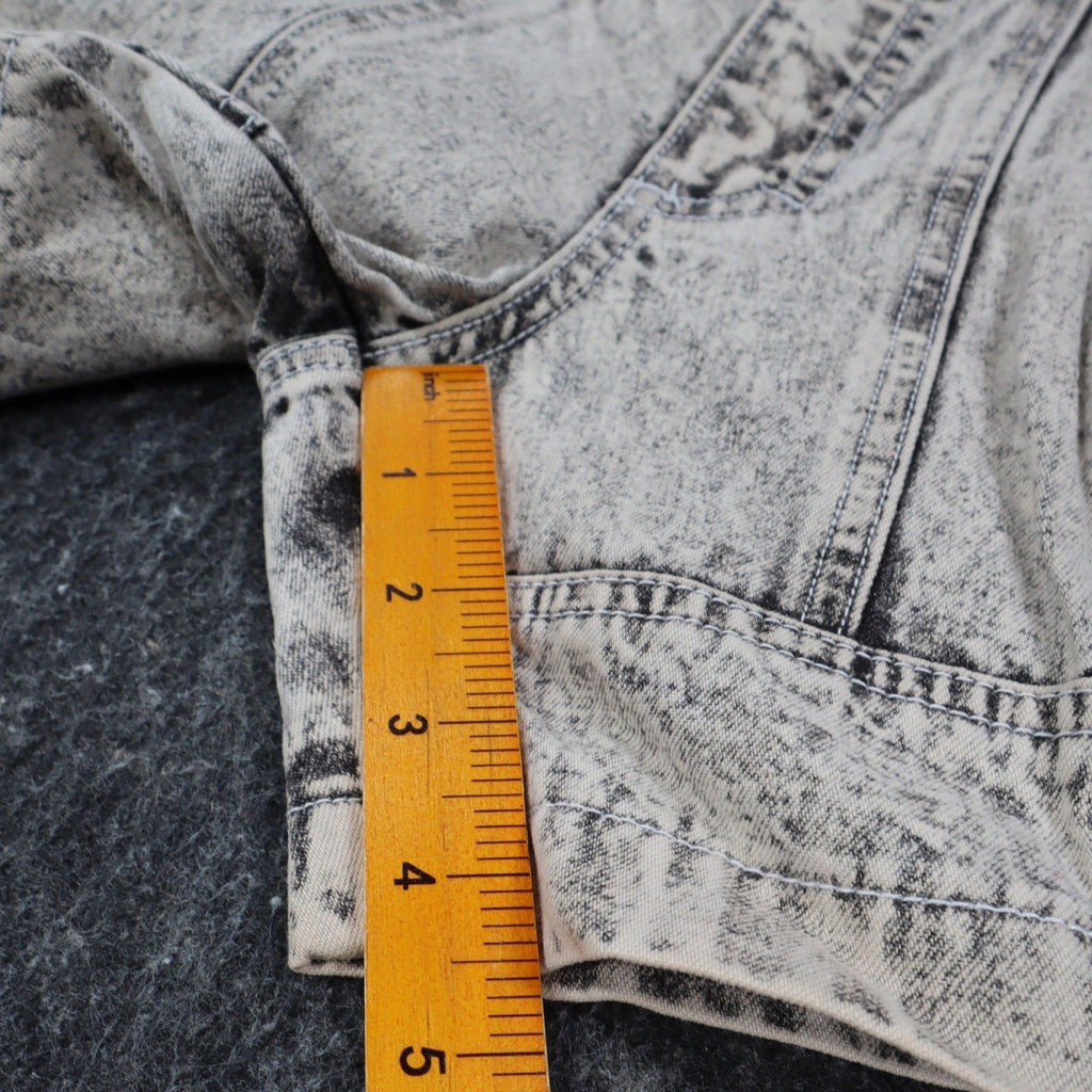 Lee Trekker Shorts Boys 10 Vintage 80s Acid Wash Black Cotton Air Gear NWT 24w - take2supply