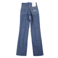 Maverick Jeans Boys 12 Slim 24x27 Vintage 70s Blue Cotton Poly Straight Leg USA - take2supply