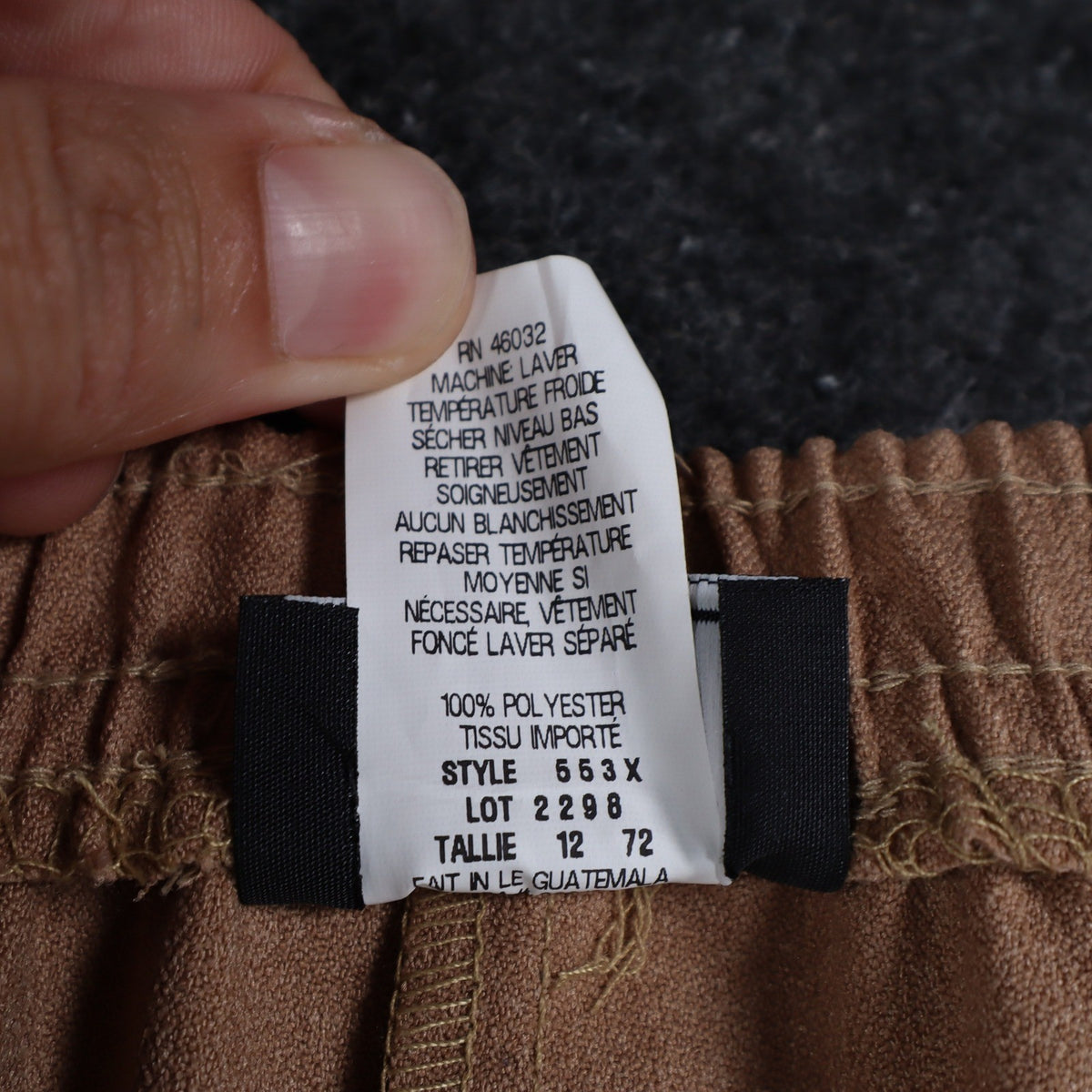 Southern Lady Pants Womens 12 Light Camel Pull On Straight Leg NWT NOS - take2supply