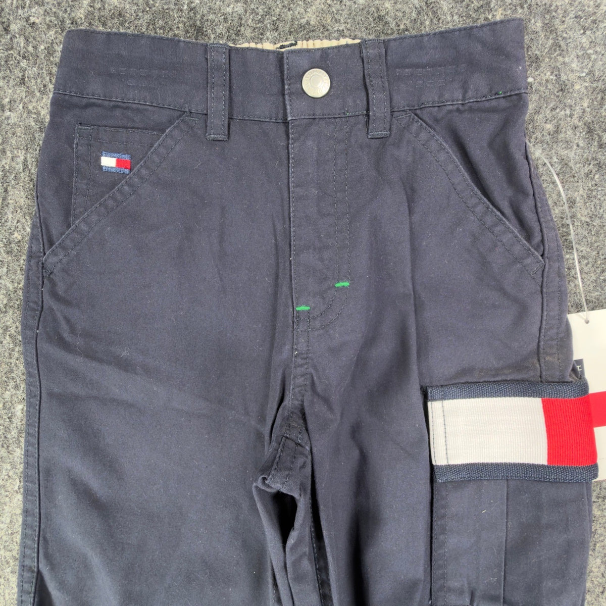 Tommy Hilfiger Y2K Cargo Shorts Toddler 4T Navy Cotton New - take2supply