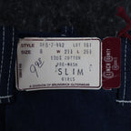 Vintage Clinchers Girls Jeans 8 Slim Blue Flare Leg Cotton USA NWT - take2supply