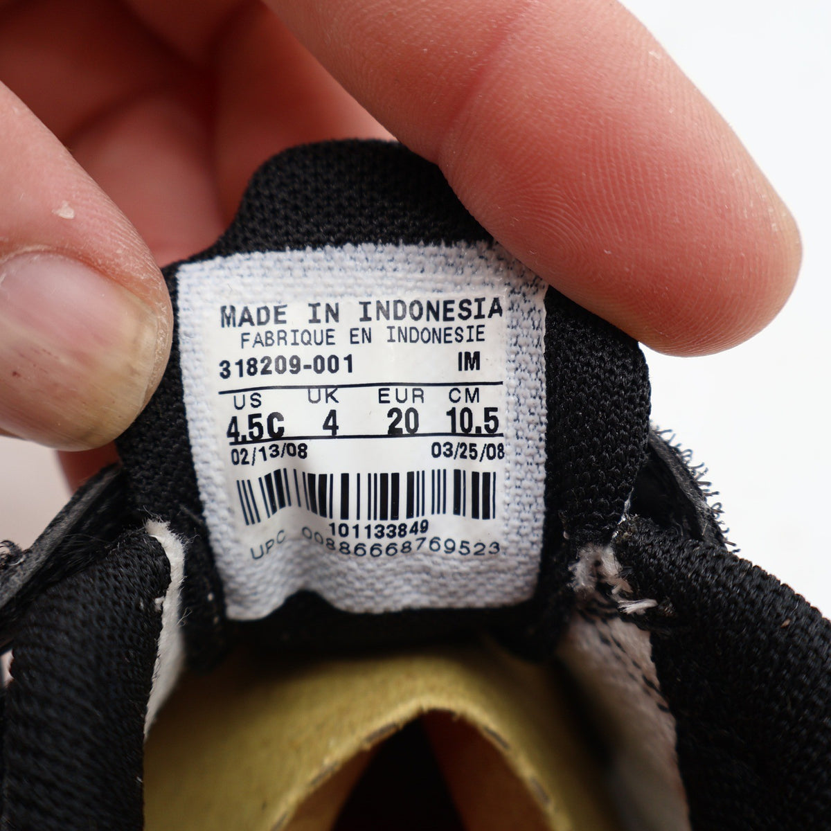 Nike Downshifter S/O TD Toddler 4.5C Vintage 2008 Grey Silver Black 318209-001 - take2supply