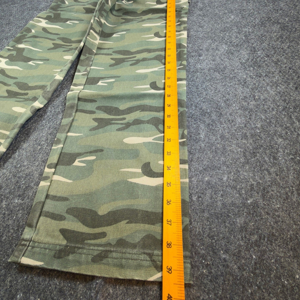 John Deere Carpenter Pants Boys 16 Y2K Camo Cotton Canvas Workwear Deadstock NWT - take2supply