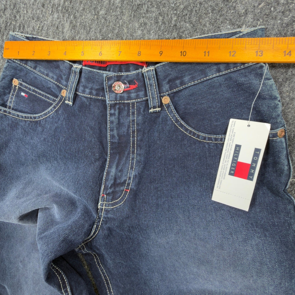 Tommy Hilfiger Y2K Freedom Fit Jeans Boy 14 Blue Cotton NWT Deadstock - take2supply