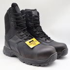 Battle Ops Tactical Boot Mens 11 8-Inch Side-Zip Waterproof Composite Toe Black - take2supply