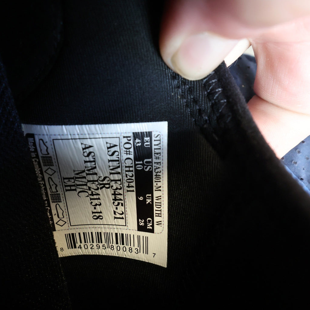 Carhartt Force Nano Composite Toe Work Shoe Mens 10W Black Knit Safety FA3401-M - take2supply