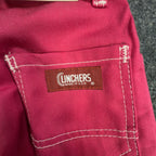 Linchers Vintage 70s Carpenter Pants Girls 4 Slim Pink USA Made NOS NWT 19.5W - take2supply