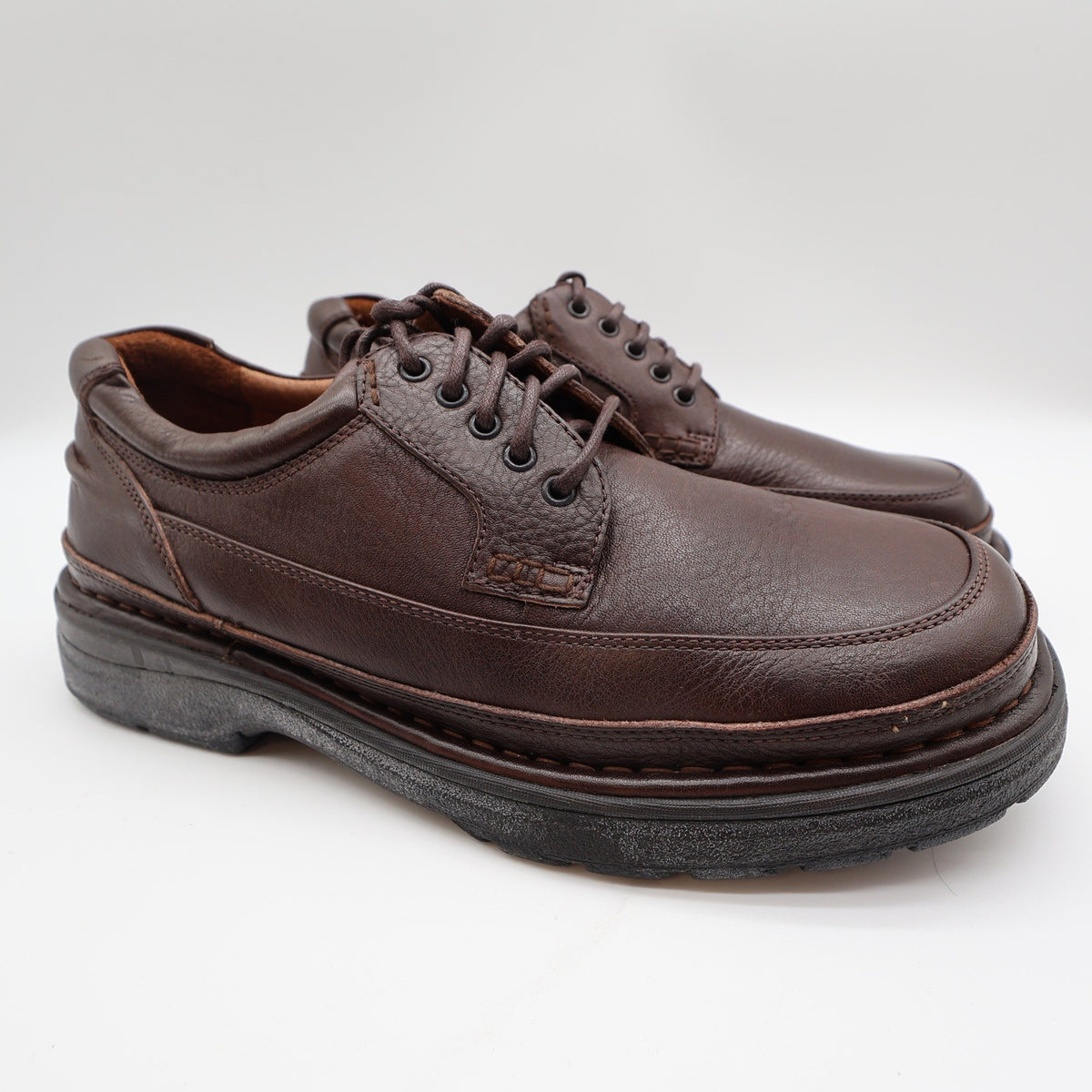 Hush Puppies Summit Persimmon Mens 8.5 Brown Leather Casual Oxford Shoes 14191 - take2supply