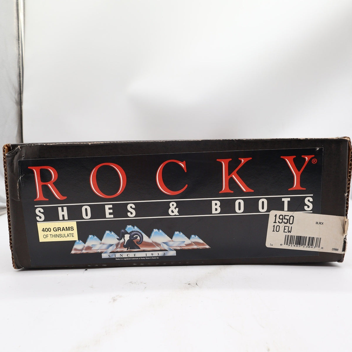 Rocky 1950 Boots Mens 10 EW Black Leather Thinsulate Insulated New In Box - take2supply