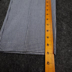Southern Lady Pants Womens 14 Navy White Gingham Cotton Stretch Side Zip NWT NOS - take2supply