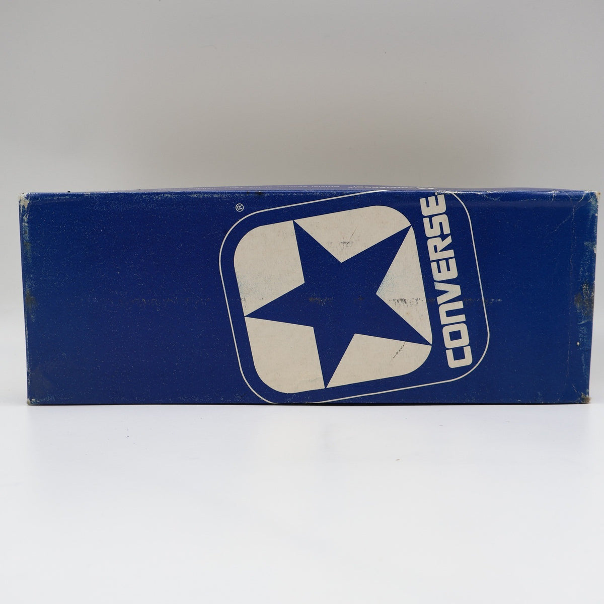 Converse Road Star Boys Size 3 Vintage 80s Blue White Nylon Suede Sneakers NOS - take2supply
