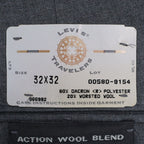 Levi's Travelers Dress Pants Mens 32x32 Vintage 80s Gray Wool Blend Pleated NWT - take2supply