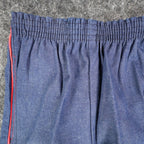 Vintage Young Maverick Girls Jeans 7 Blue Red Piping Elastic Waist USA NWT - take2supply