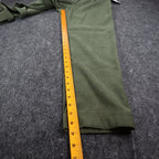 Lucia Trousers Womens Size 8 Y2K Cactus Green Stretch Pleated Straight Leg Pants - take2supply