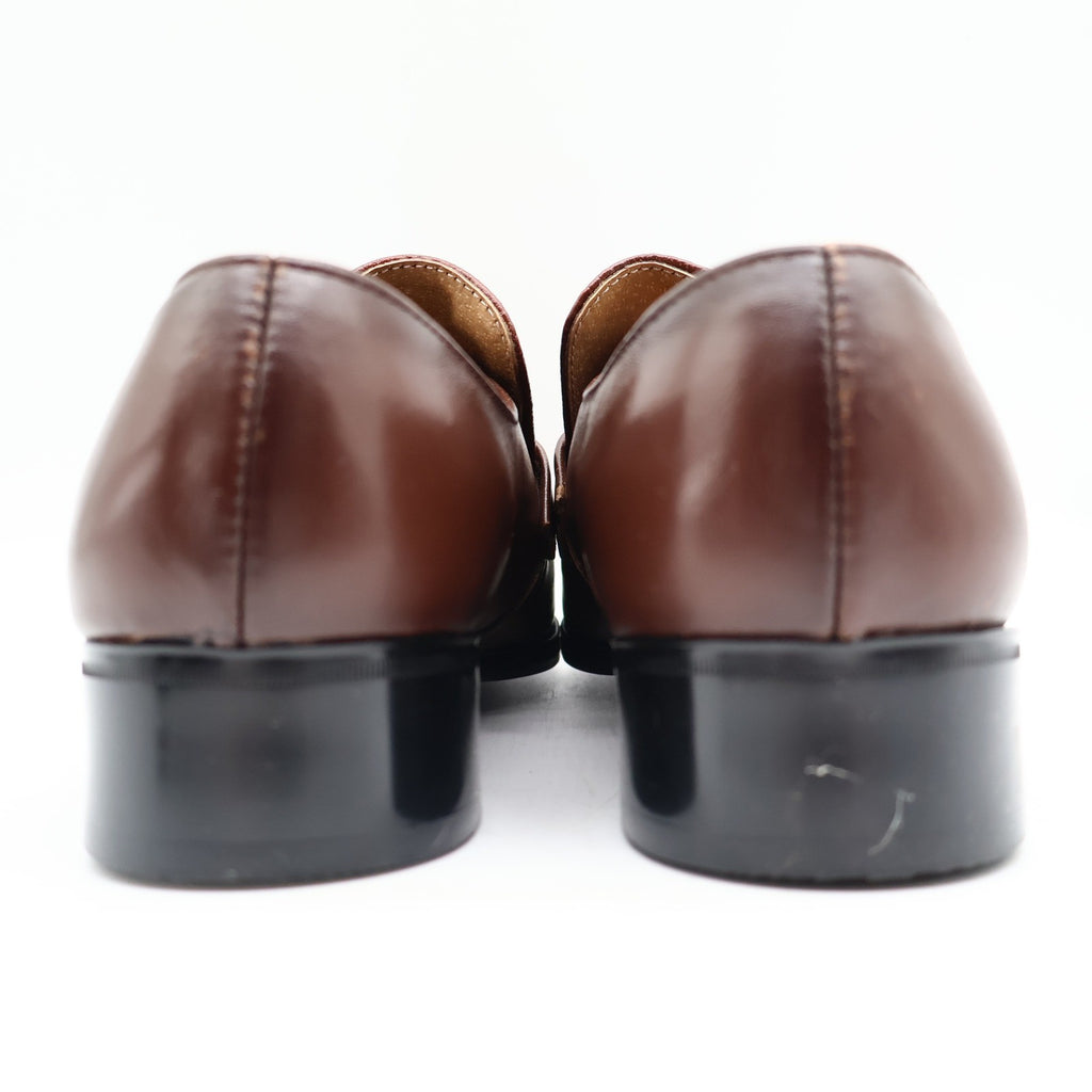 Barclay Loafers Mens 7.5 D Vintage Brown Leather Slip On Dress Shoes 95182 - take2supply