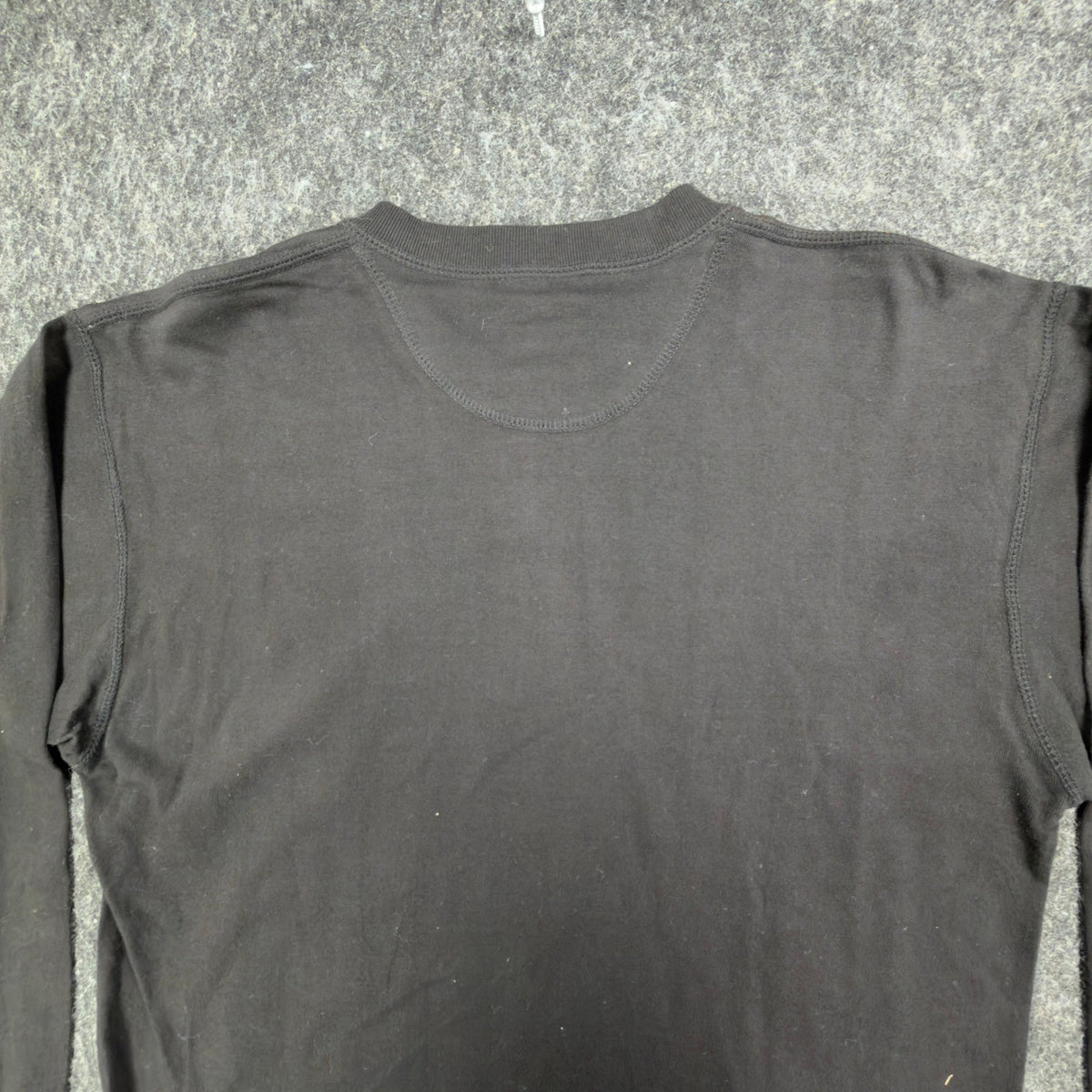 Ferruche Henley Shirt Mens M Black 100% Cotton Long Sleeve Casual New - take2supply