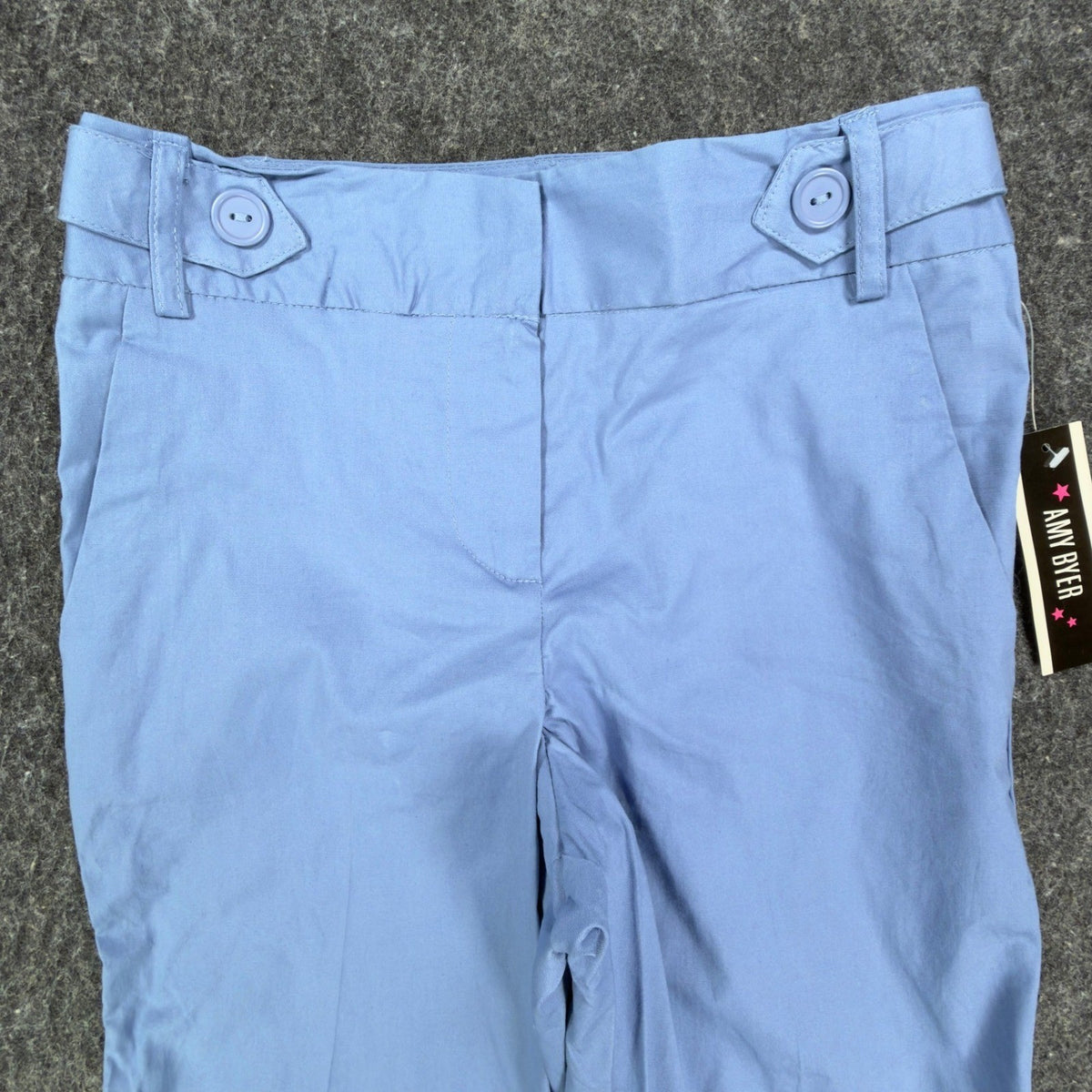 Amy Byer Y2K Bermuda Shorts Girls 10 Blue Cotton Stretch NWT - take2supply
