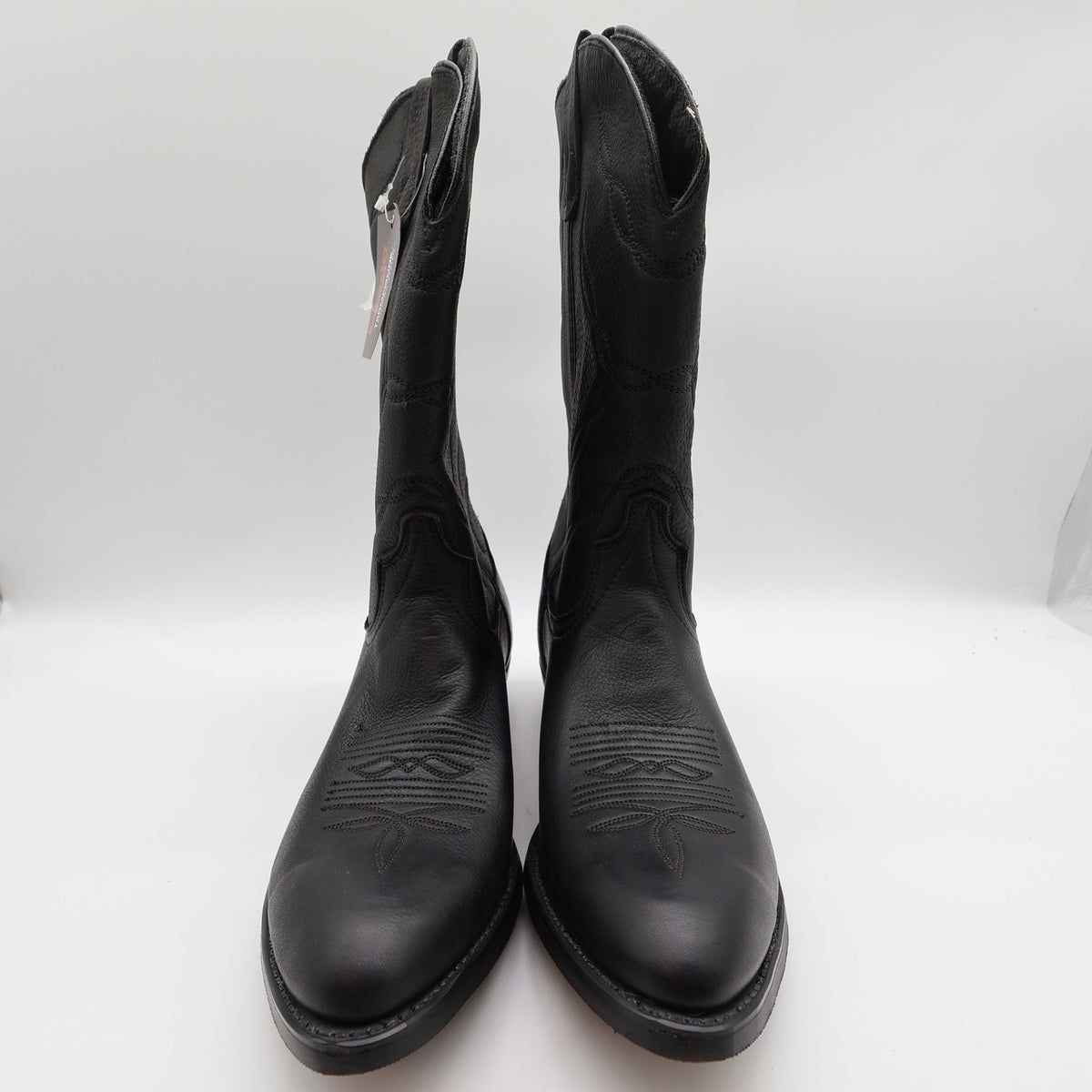Laredo 28-1801 Western Cowboy Boots Mens 11 Black Leather NWT Made in USA - take2supply