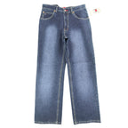 Tommy Hilfiger Y2K Freedom Fit Jeans Boy 20 Blue Cotton NWT Deadstock Baggy - take2supply