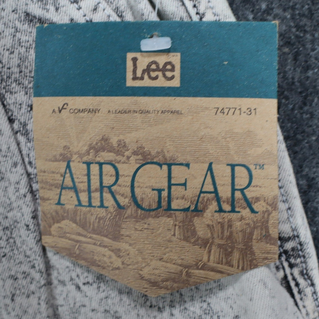 Lee Trekker Shorts Boys 14 Vintage 90s Acid Wash Black Cotton Relaxed Fit NWT - take2supply