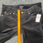 TAKARA Y2K Flare Pants Womens 9 Black Cotton Blend NWT C711 - take2supply