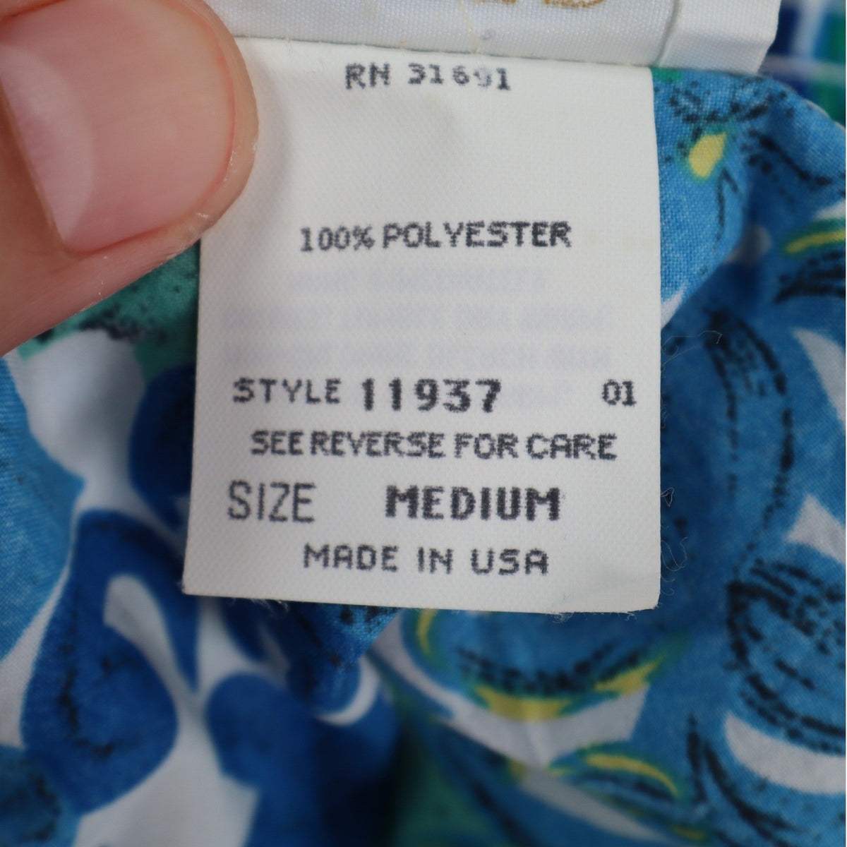 D.K. GOLD Floral Paisley Shorts Womens Medium Vintage 90s Blue Green Made in USA - take2supply