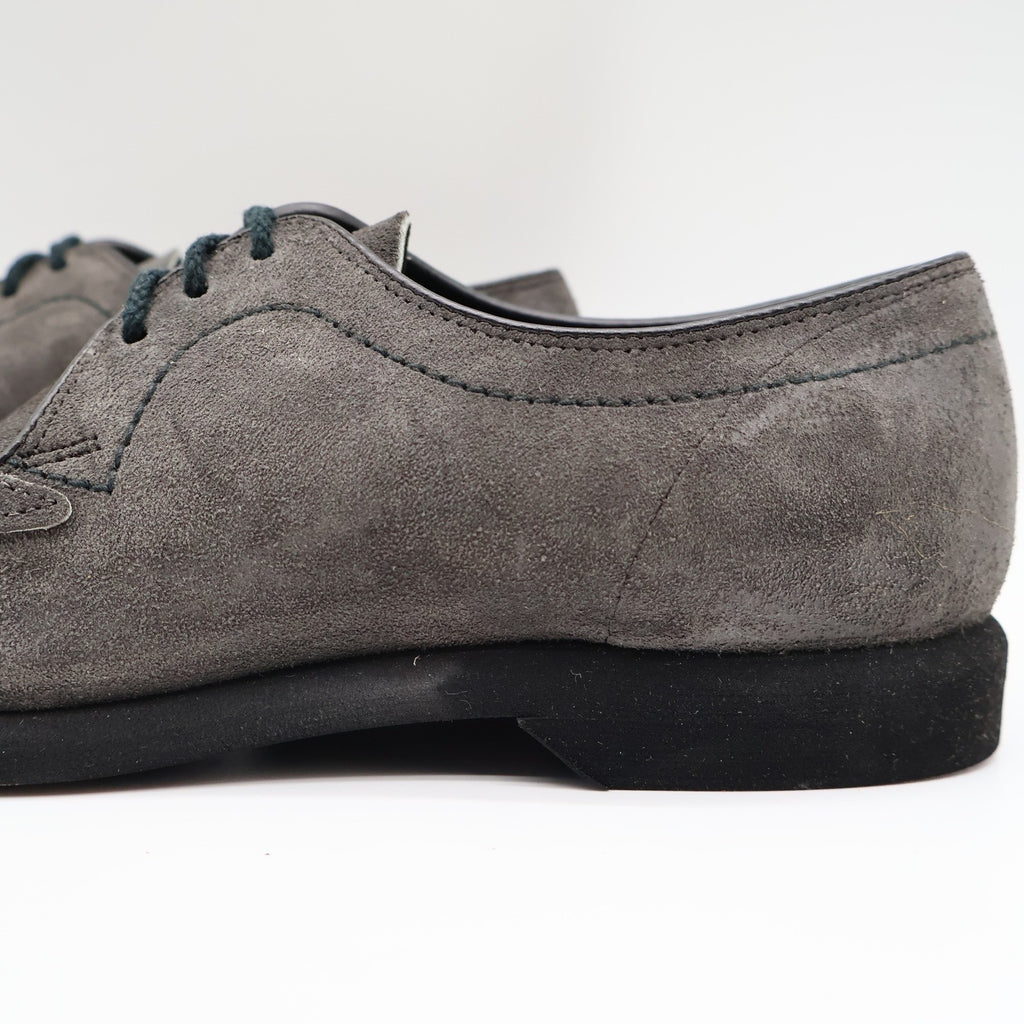 Crestline Oxford Shoes Mens 7 D Vintage Gray Suede Moc Toe Deadstock USA - take2supply