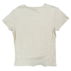 U.S. Polo Assn. Vintage Style Tee Women Medium Beige Cotton Logo Shirt New - take2supply