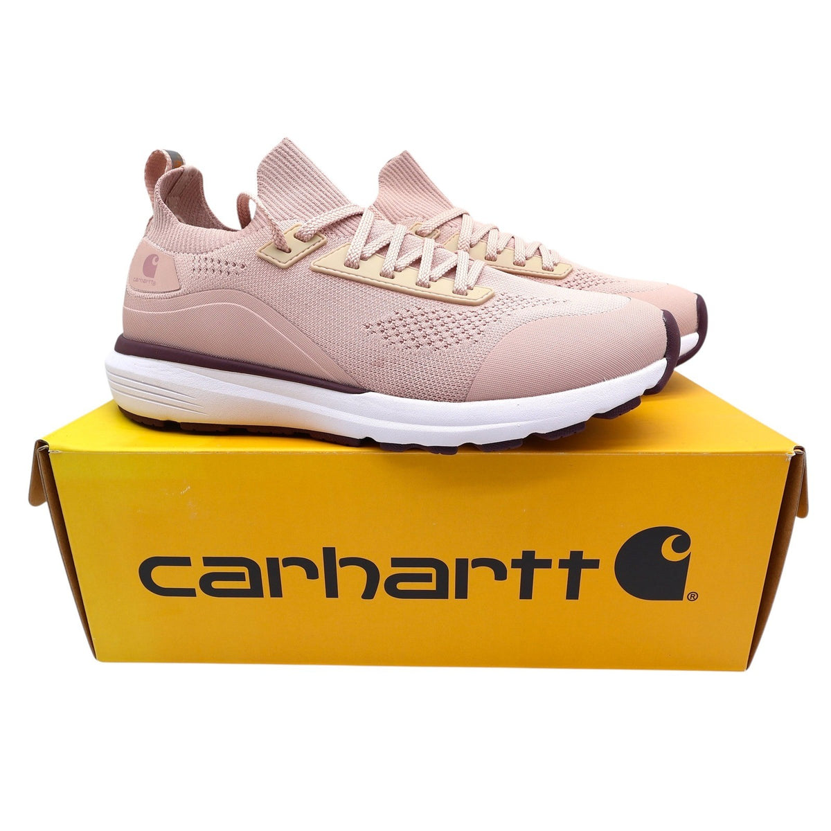 Carhartt Haslett SD Work Shoe Womens 9M Pink Knit Soft Toe FS2005-W New - take2supply