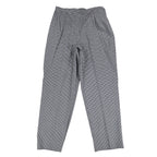 Southern Lady Pants Womens 14 Navy White Gingham Cotton Stretch Side Zip NWT NOS - take2supply
