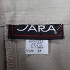 Vara Pants Womens 10 Vintage Tan Polyester Elastic Back Made in USA NWT 5667 - take2supply