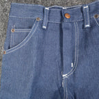 Maverick Straight Leg Jeans Boys 10 Reg Vintage 70s Blue Cotton Poly USA C951 - take2supply