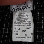 Southern Lady Pants Womens M Black White Windowpane Pull On NWT NOS - take2supply