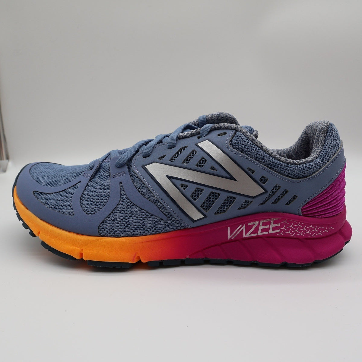 New Balance Vazee Rush Women's 10 Athletic Running Shoes Blue Orange Mesh - take2supply