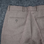 Levi Strauss Action Slacks Mens 33x30 Vintage Brown Stretch Waist Dress Pants - take2supply
