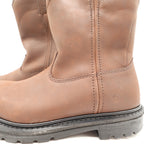 Worx Red Wing 5701 Steel Toe Work Boots Mens 7.5 Brown Leather New Deadstock - take2supply
